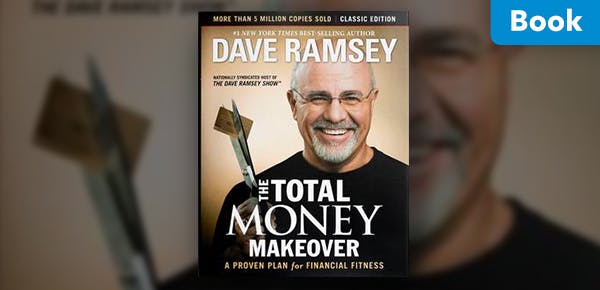 Total Money Makeover book with blurred background